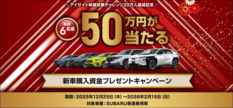 新車購入資金プレゼントキャンペーン
