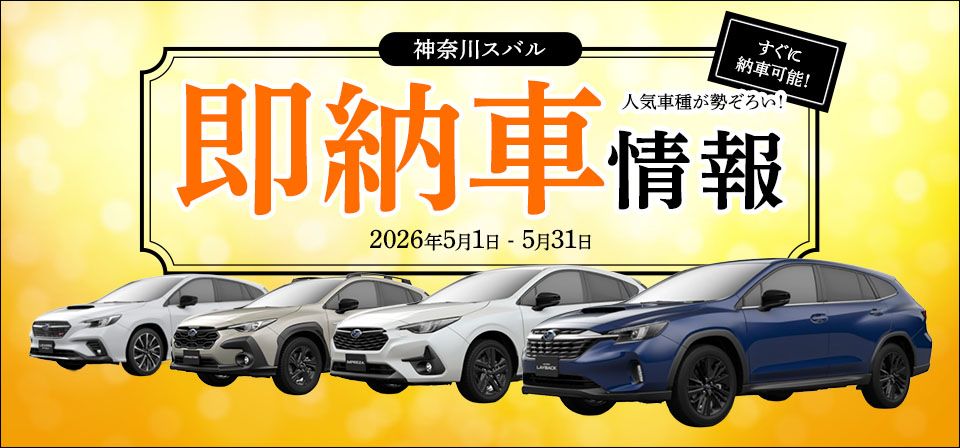 人気車種が勢ぞろい！即納車情報