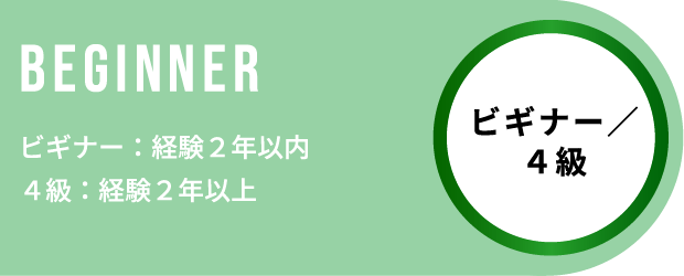 ビギナー／4級 Beginner