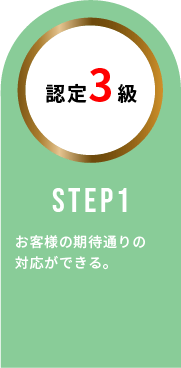 認定3級 STEP 1