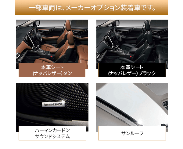 一部車両は、メーカーオプション装着車です。