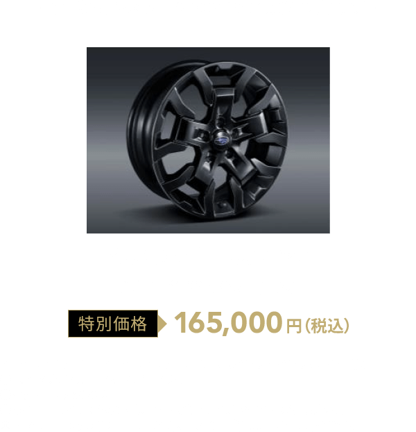 アルミホイール(18インチ) 特別価格165,000円（税込）