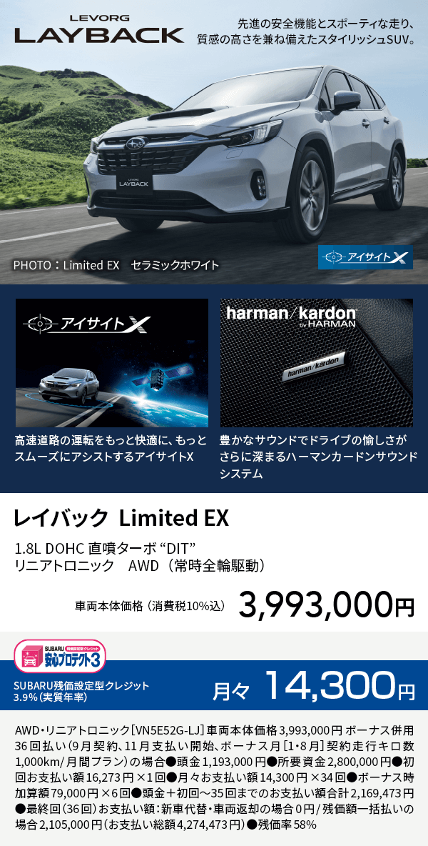 レイバック  Limited EX