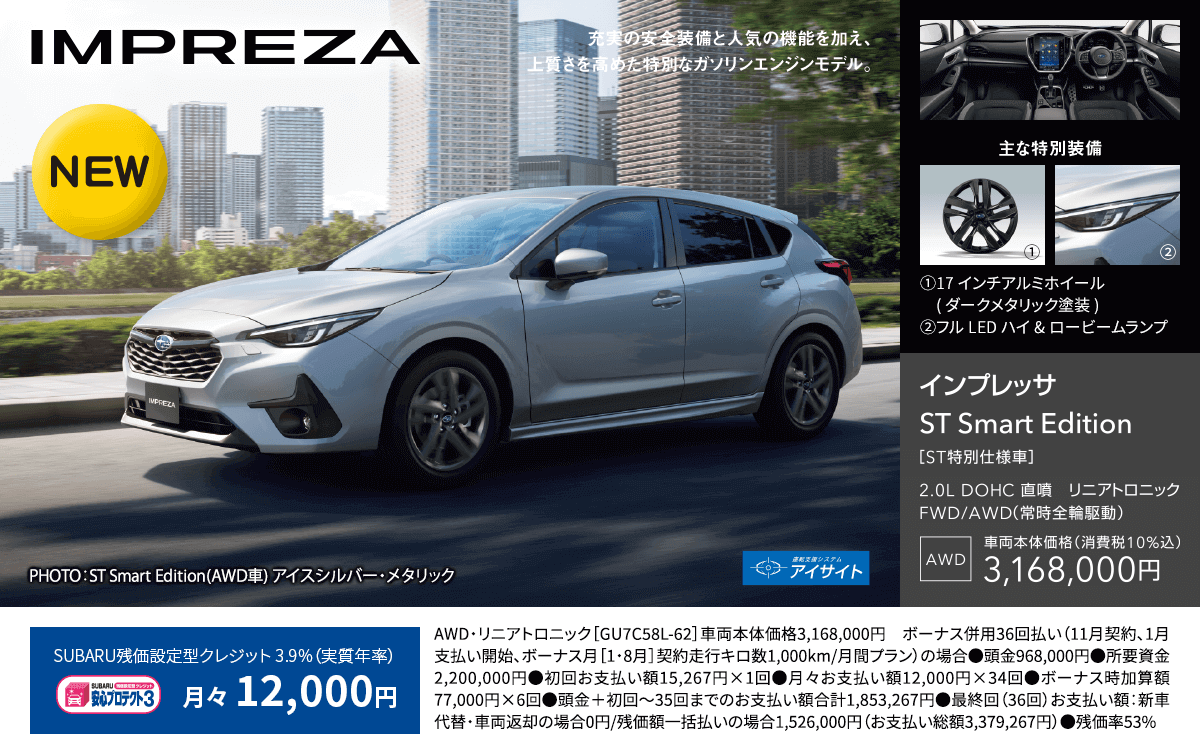 インプレッサ ST Smart Edition