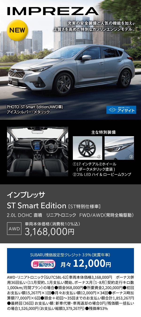 インプレッサ ST Smart Edition