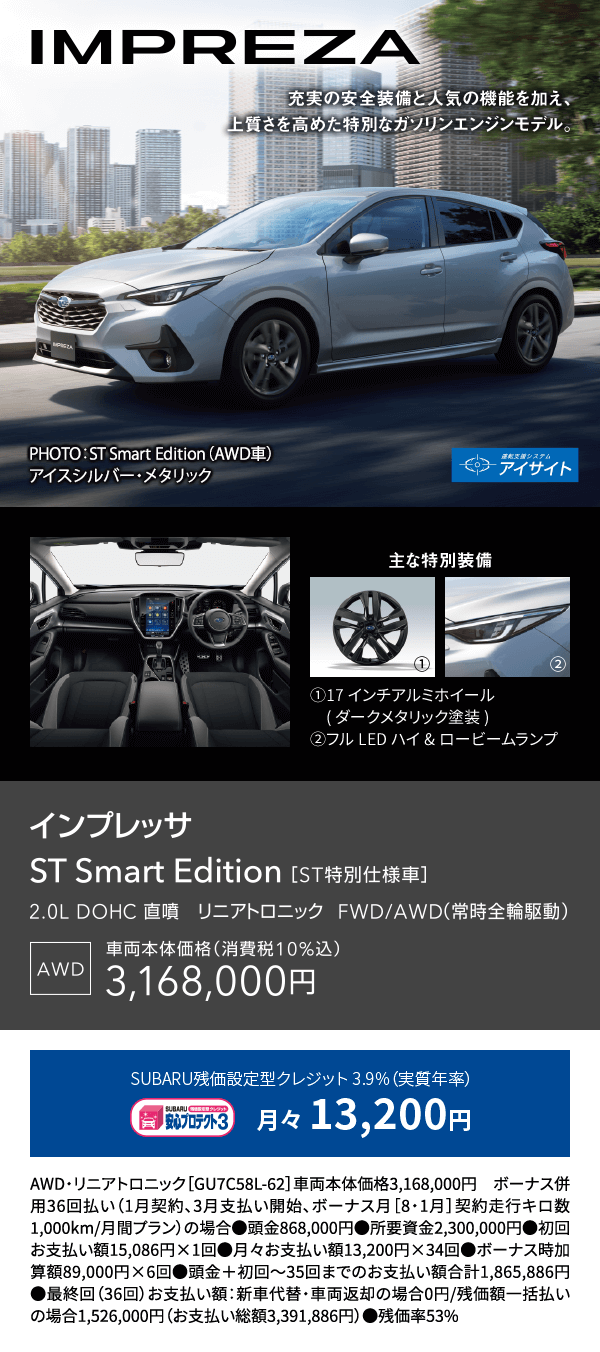 IMPREZA インプレッサ ST Smart Edition