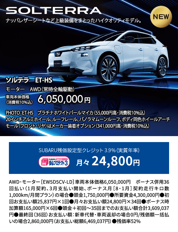 SOLTERRA ソルテラ ET-HS