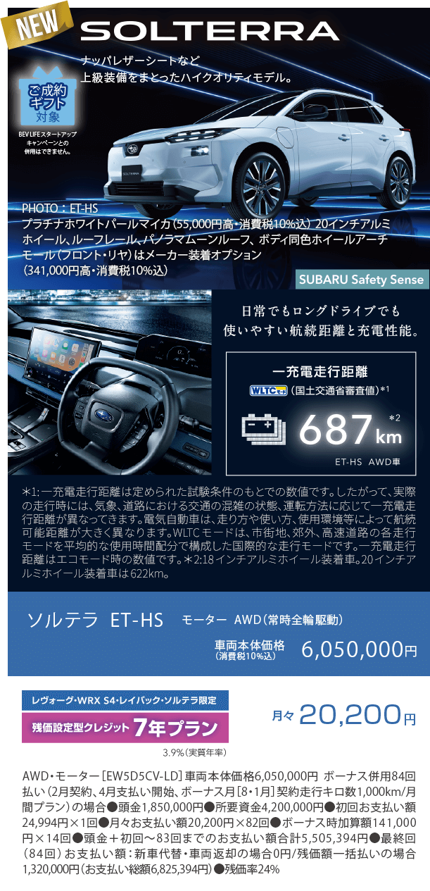 NEW SOLTERRA ソルテラ ET-HS