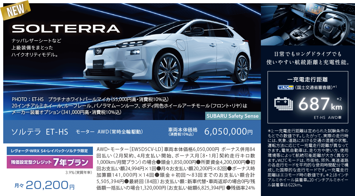 NEW SOLTERRA ソルテラ ET-HS