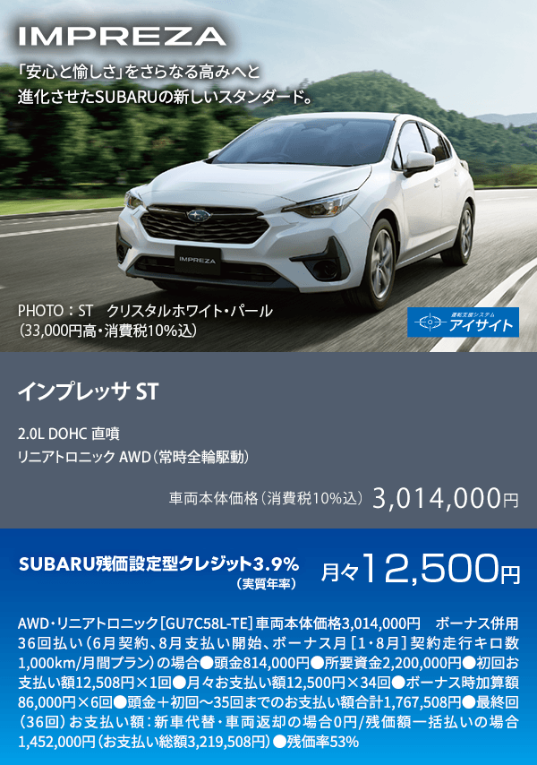 インプレッサ ST
