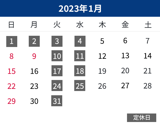1月